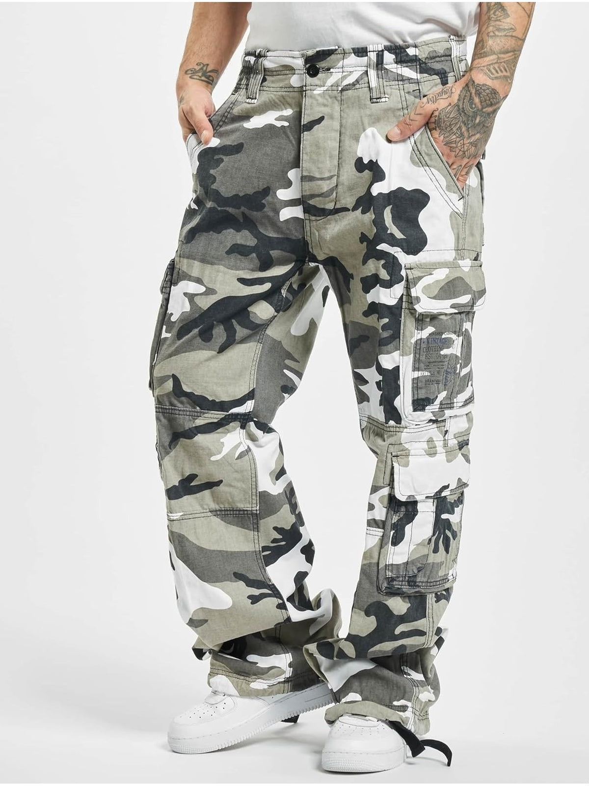BRANDIT Authentic Pantaloni Cargo model army barbati