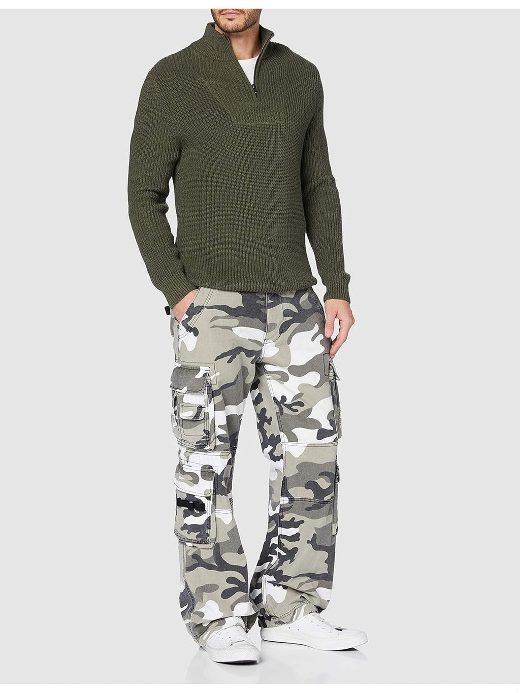 BRANDIT Authentic Pantaloni Cargo model army barbati