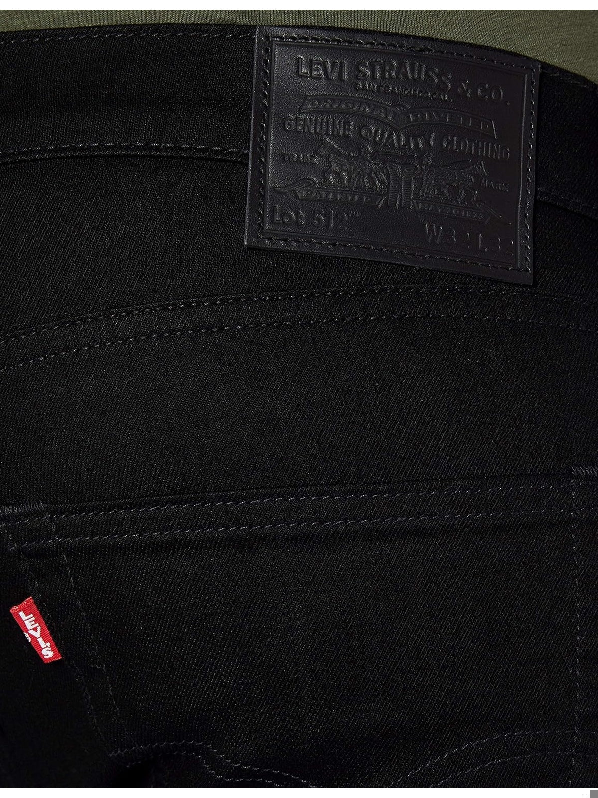 LEVI'S Jeans 512 Slim Taper Fit negru barbati