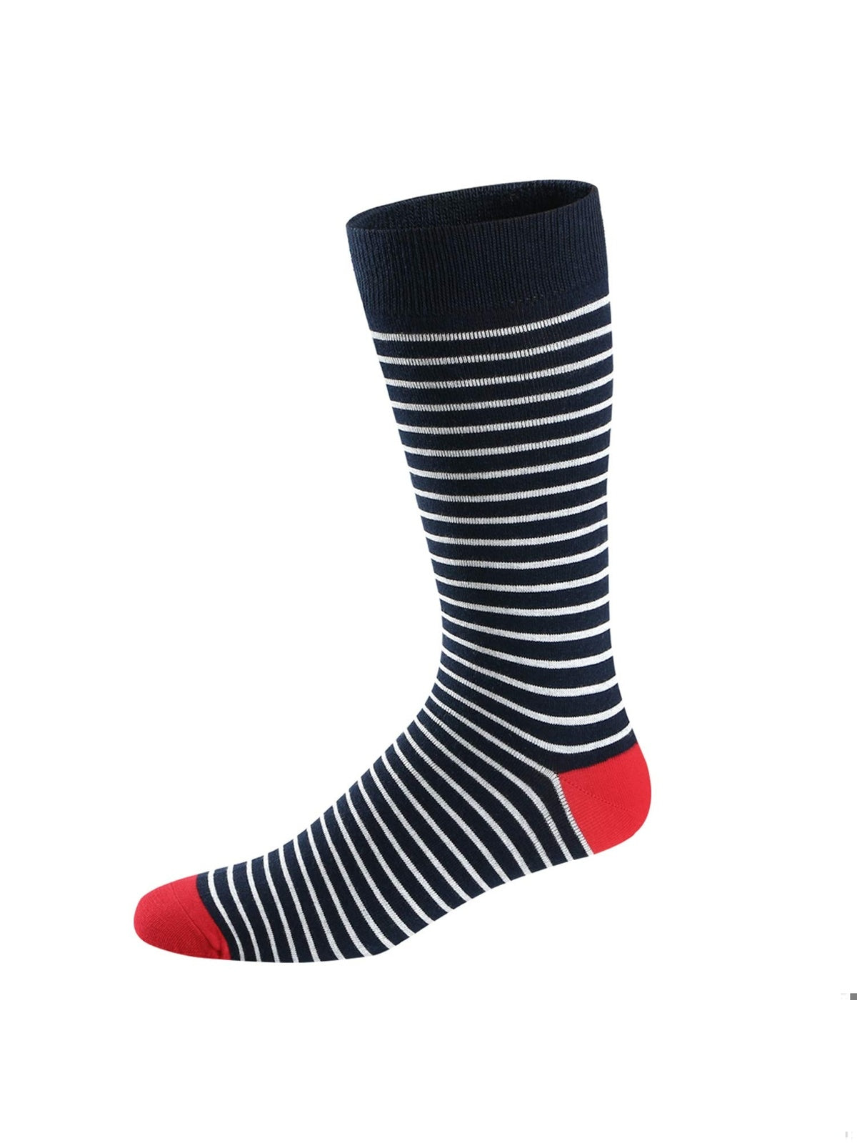 FUNNY Men's Socks Set perechi bleumarin/gri/dungi alb-negru barbati