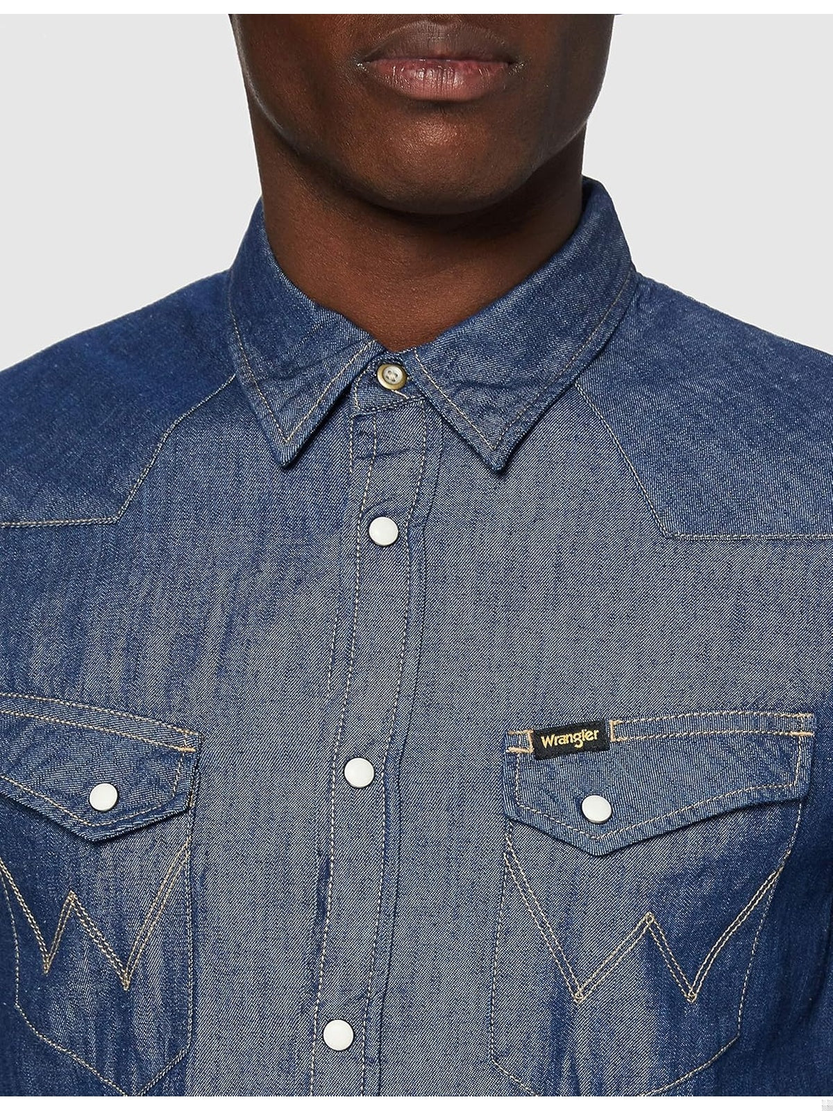 WRANGLER Camasa denim western barbati