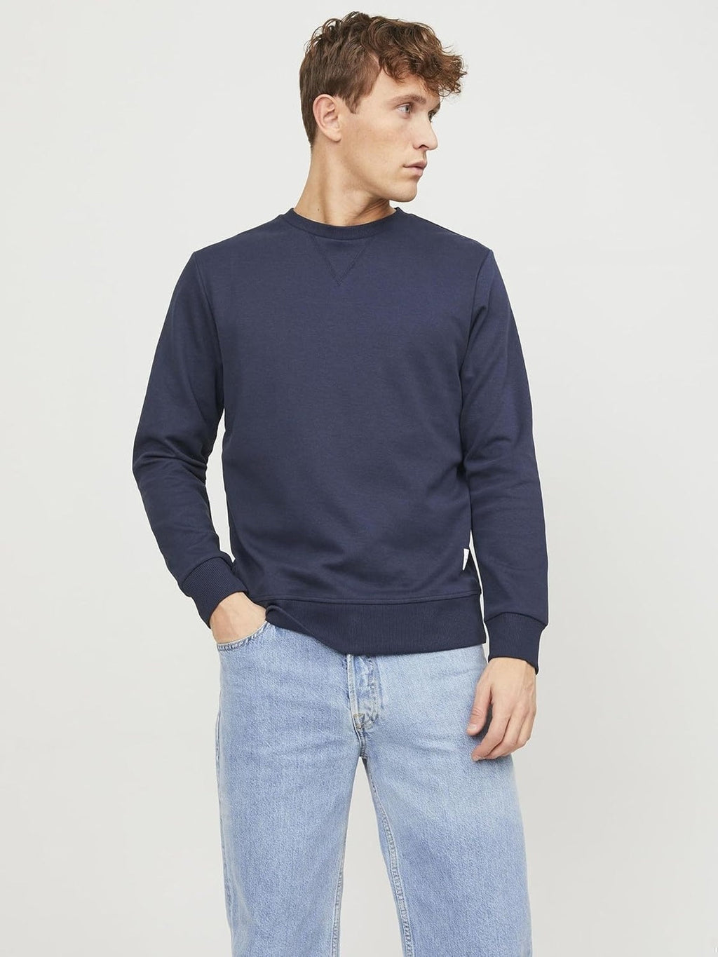 JACK & JONES Bluza cu maneca lunga bleumarin barbati