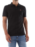 LEVI'S Tricou polo negru barbati
