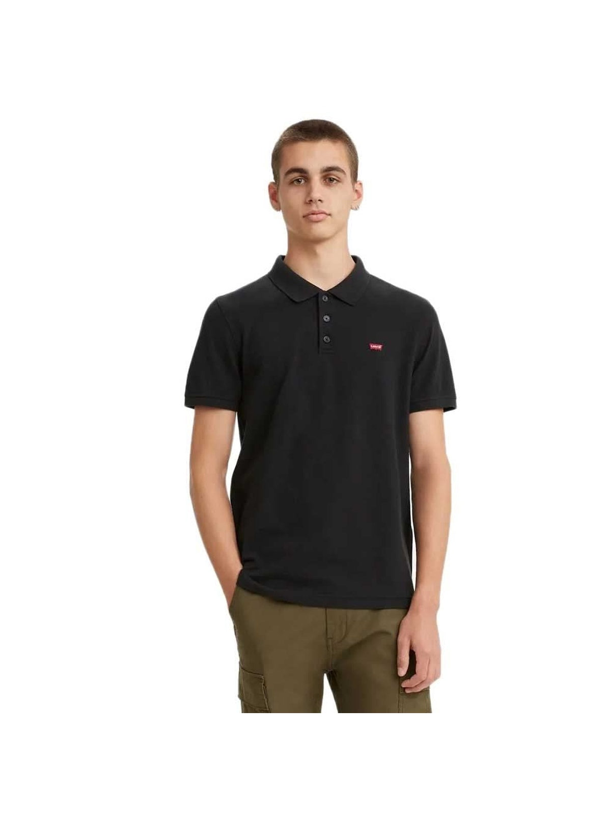 LEVI'S Tricou polo negru barbati