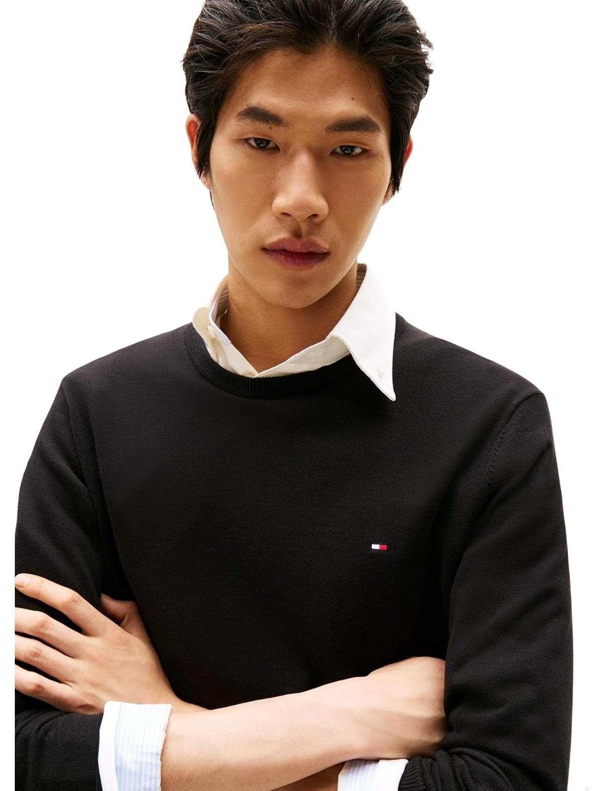 TOMMY HILFIGER pulover negru barbati