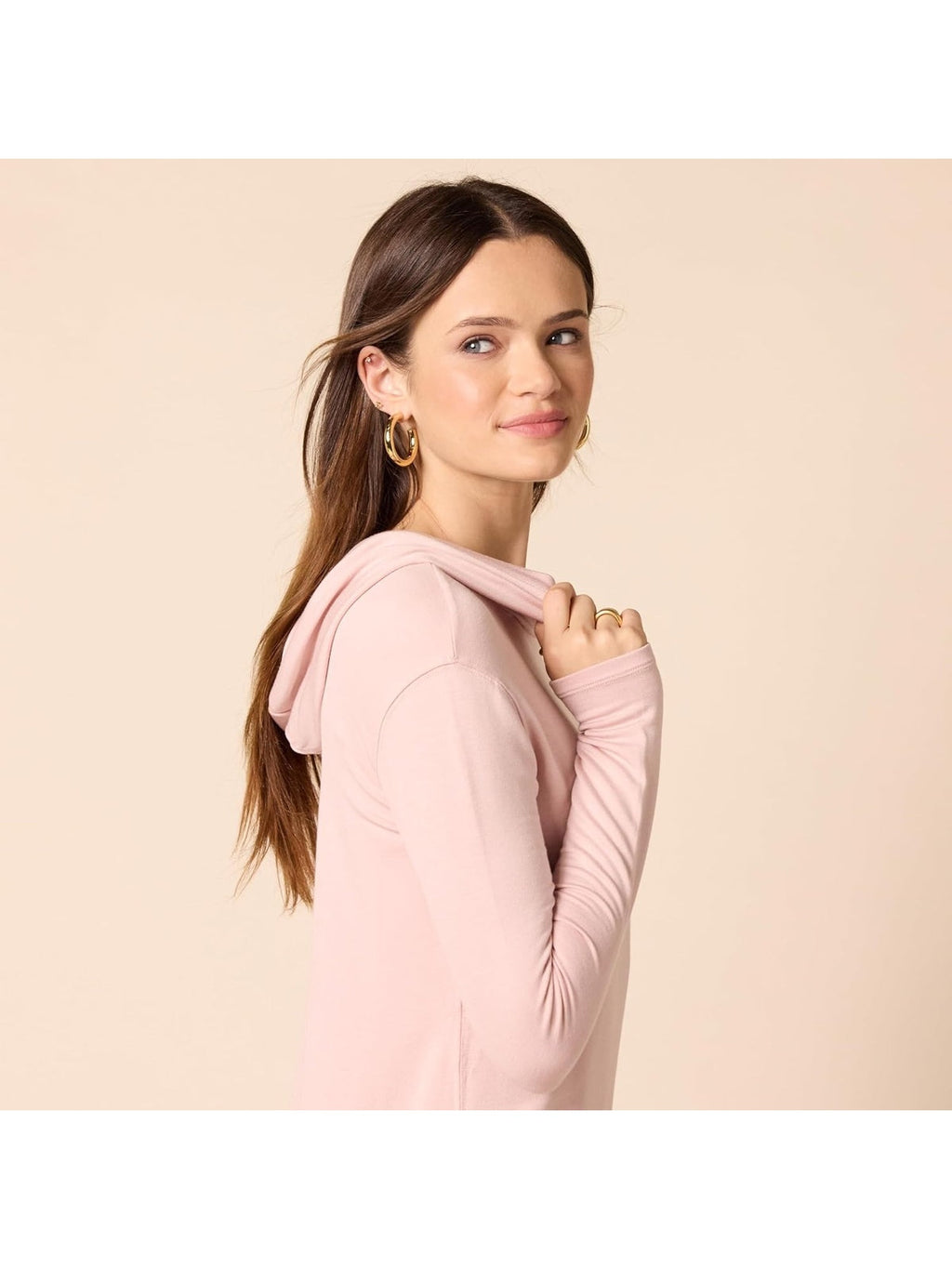 AMAZON Essentials Hanorac croiala standard material supersoft femei