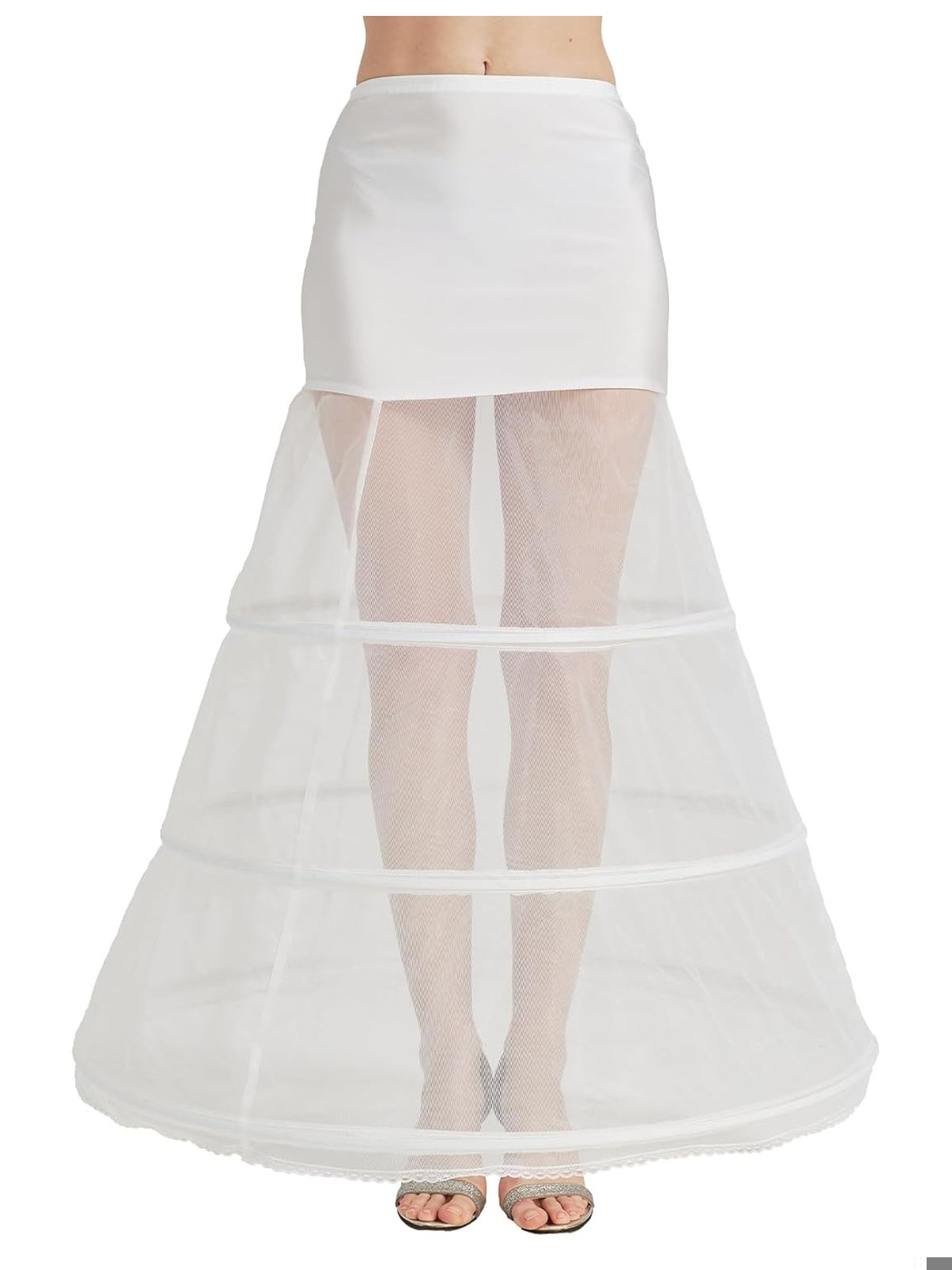 ROCKABILLY Crinolina pentru Rochie de mireasa/ocazii lunga cu cerc forma A femei