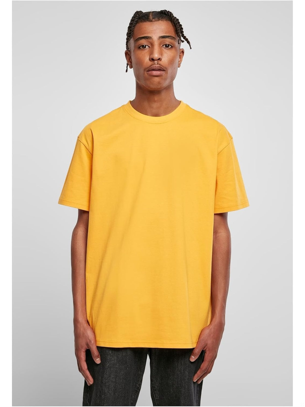 URBAN Classics -Tricou Oversized galben barbati