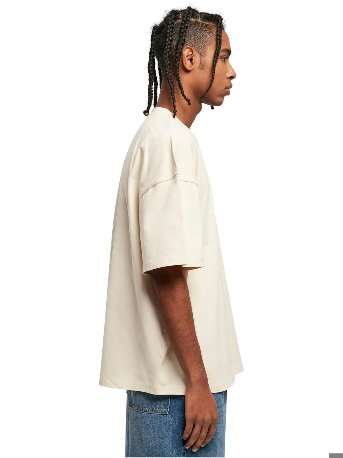 URBAN Classics Tricou Oversized bej barbati