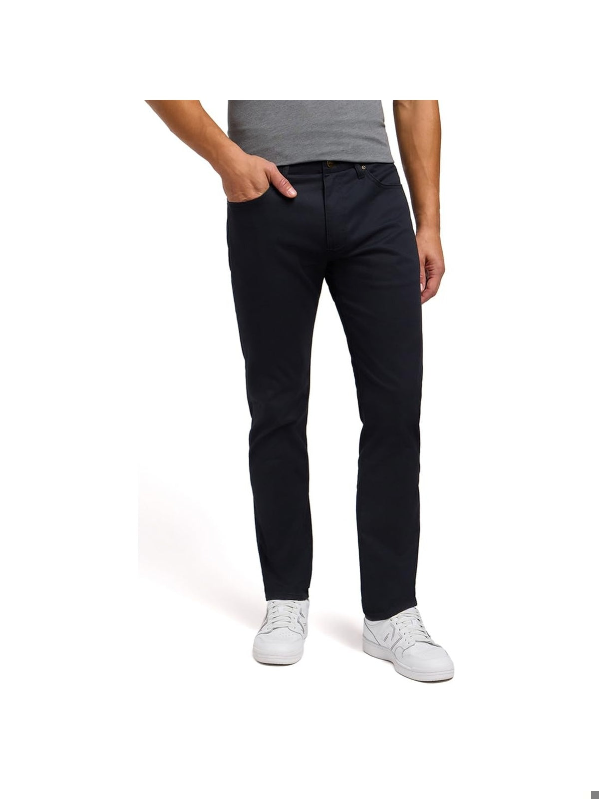 LEE Herren Pantaloni Slim Fit negru-albastru barbati