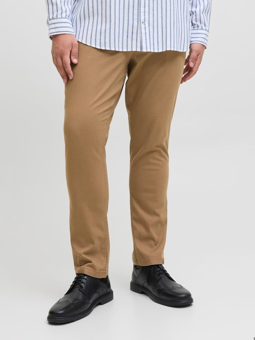 JACK & JONES Pantaloni chino bej barbati