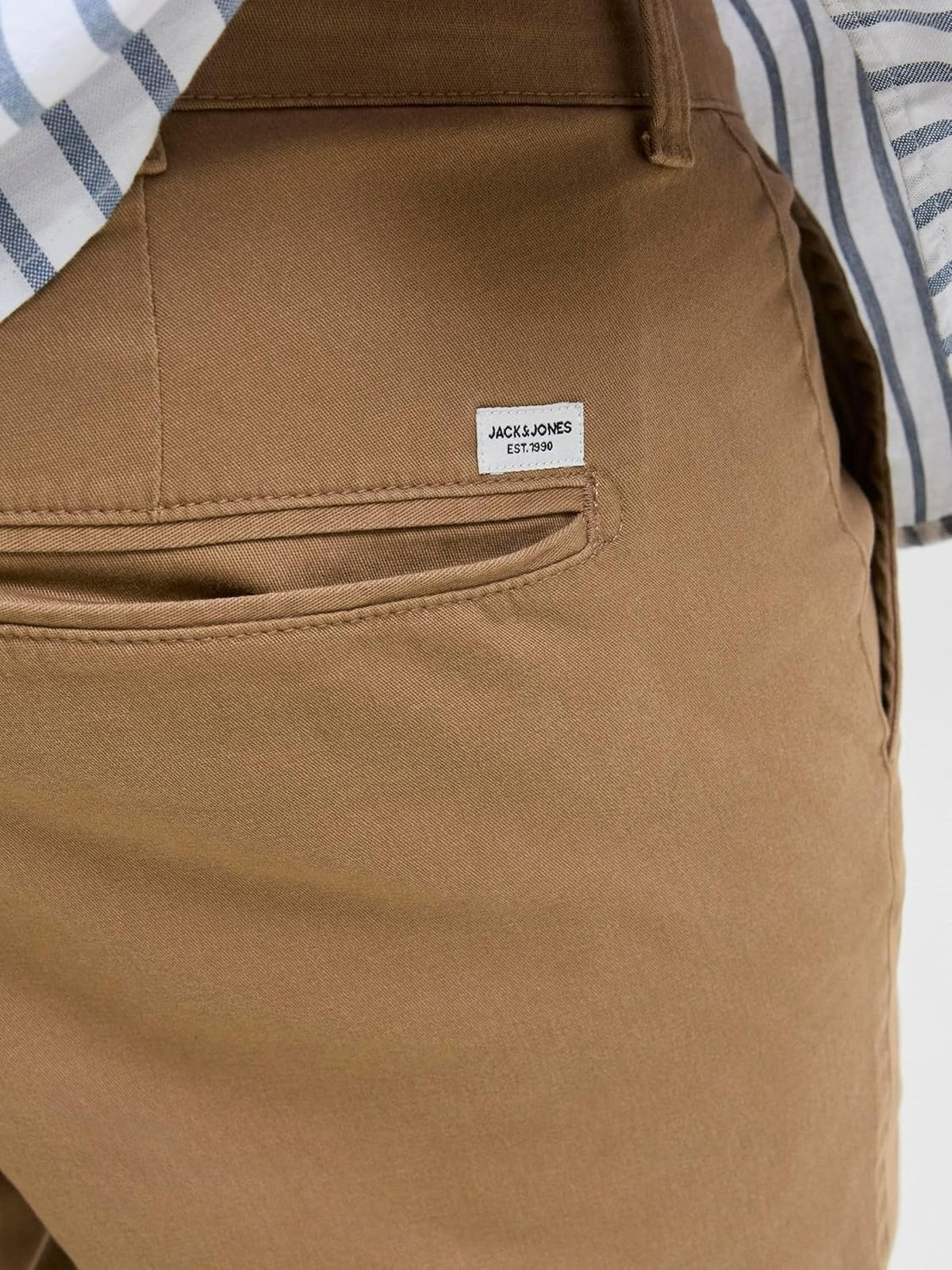 JACK & JONES Pantaloni chino bej barbati