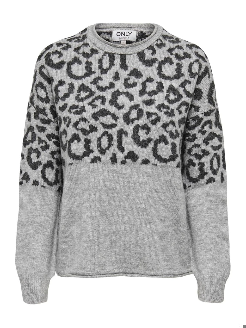 ONLY Pulover multicolor animal print/bej/negru femei