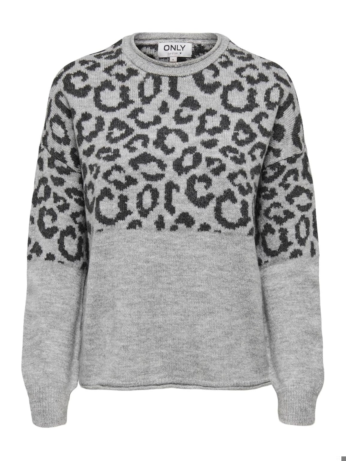 ONLY Pulover multicolor animal print/bej/negru femei