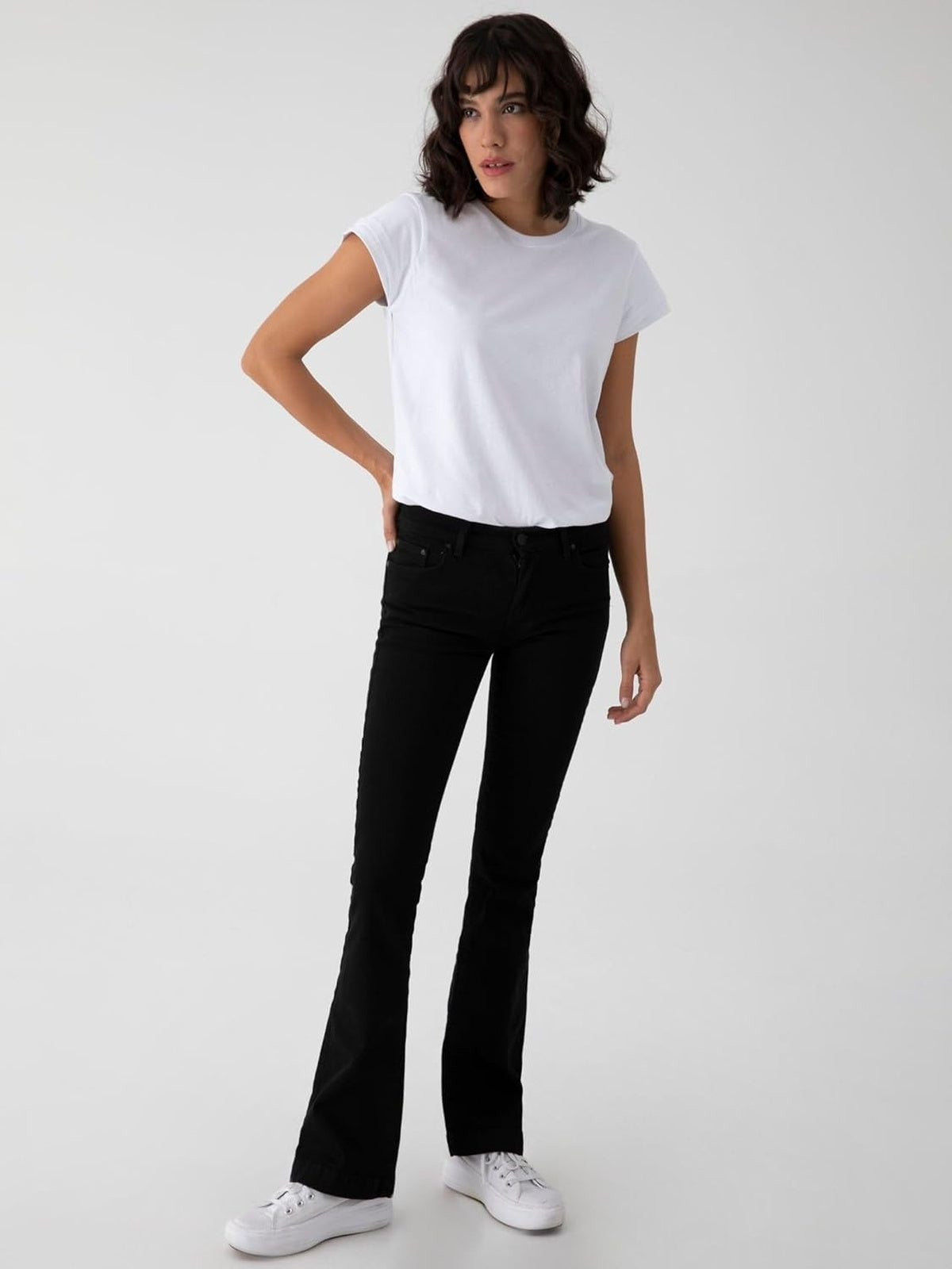 LTB Jeans  fallon negru-wash 25W 30L femei