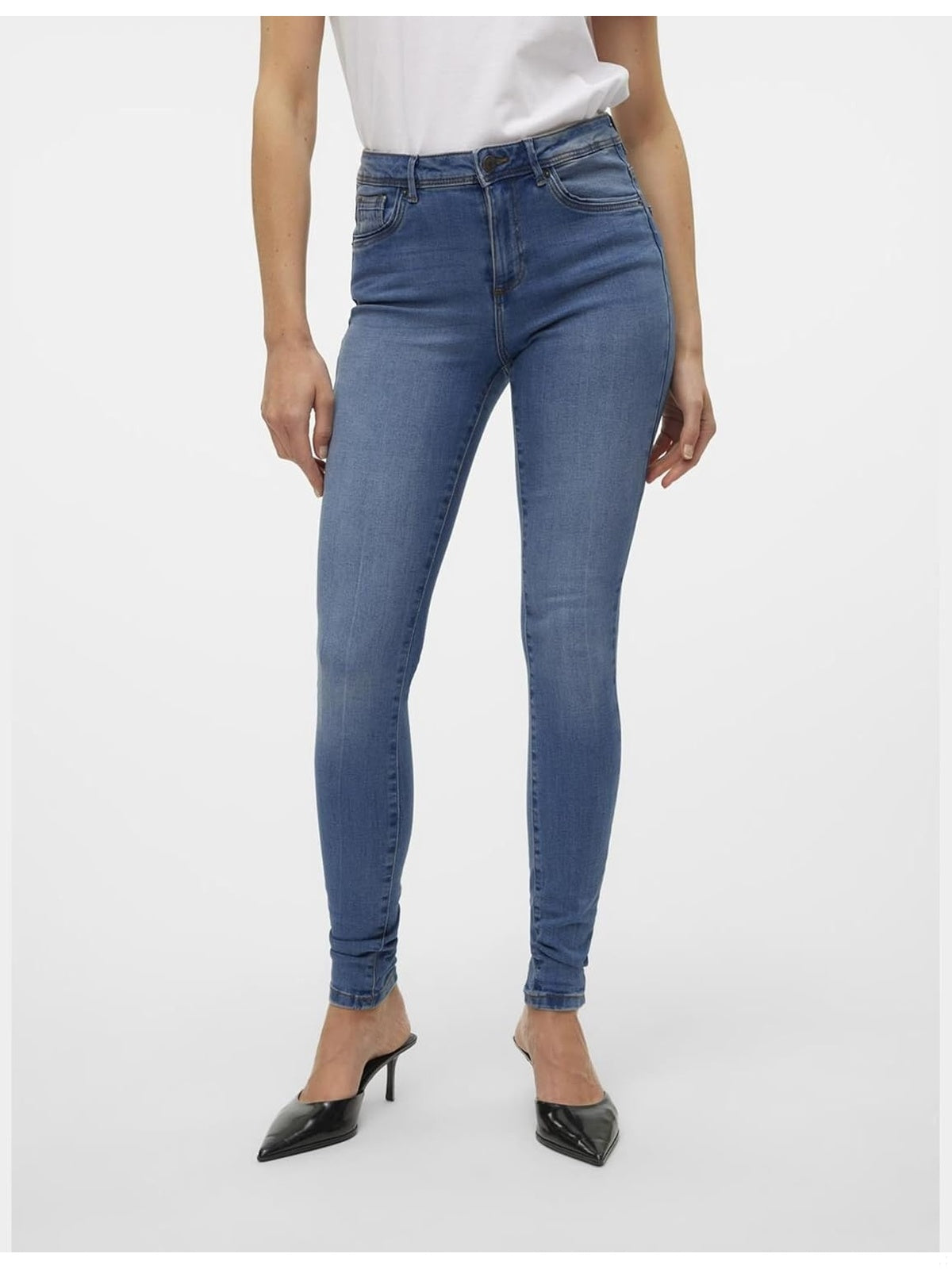 VERO Moda Pantaloni denim albastru femei XXL/30