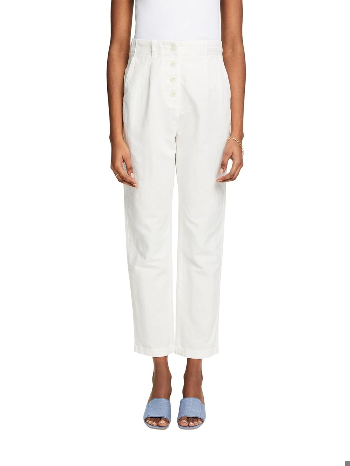 ESPRIT Pantaloni alb femei