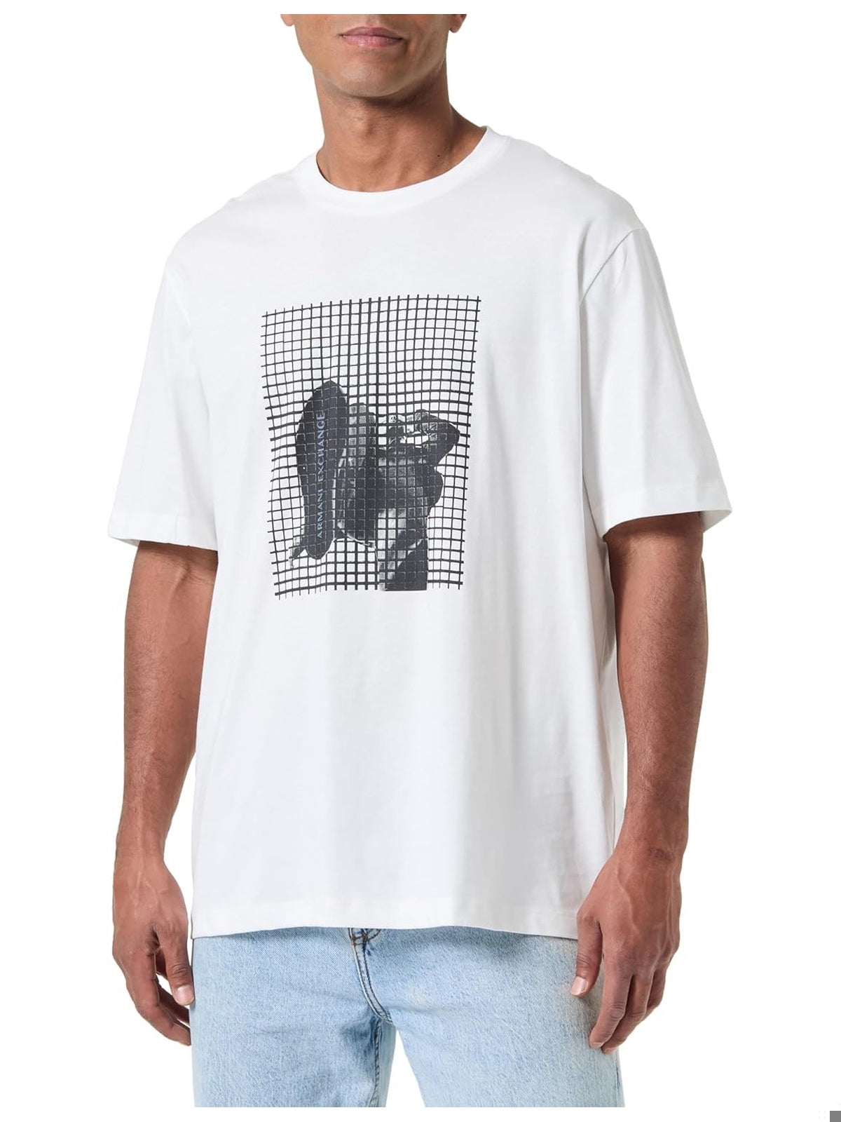 ARMANI Exchange Tricou cu imprimeu grafic croiala regulata barbati