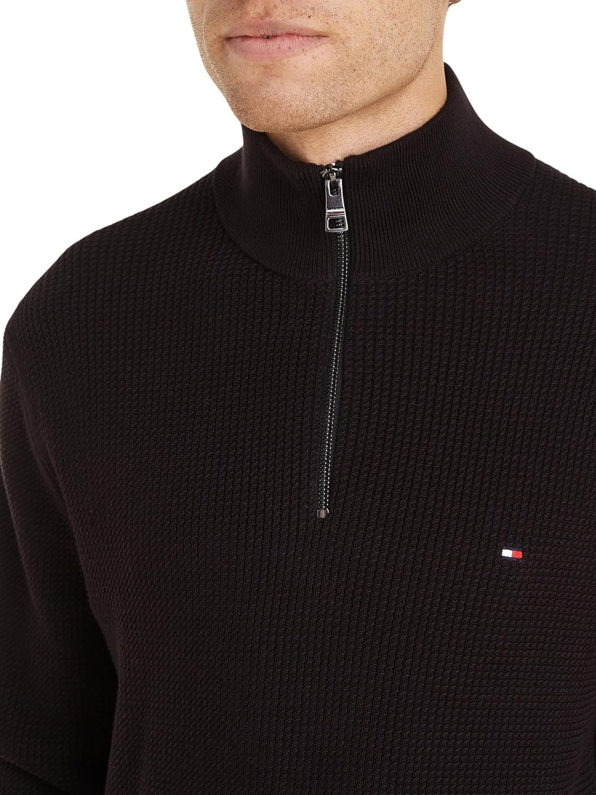 TOMMY HILFIGER Pulover cu fermoar pe gat barbati