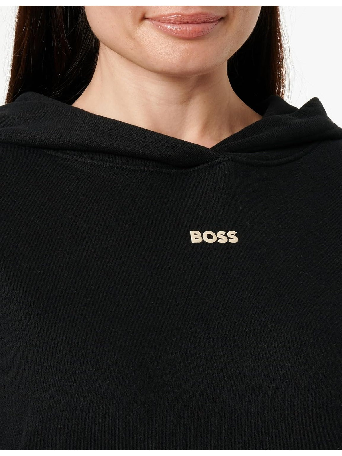 BOSS Hanorac Etea supradimenasionat Negru unisex