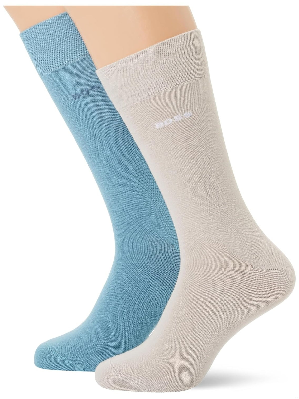 HUGO BOSS Set 2 perechi Sosete Bamboo negru