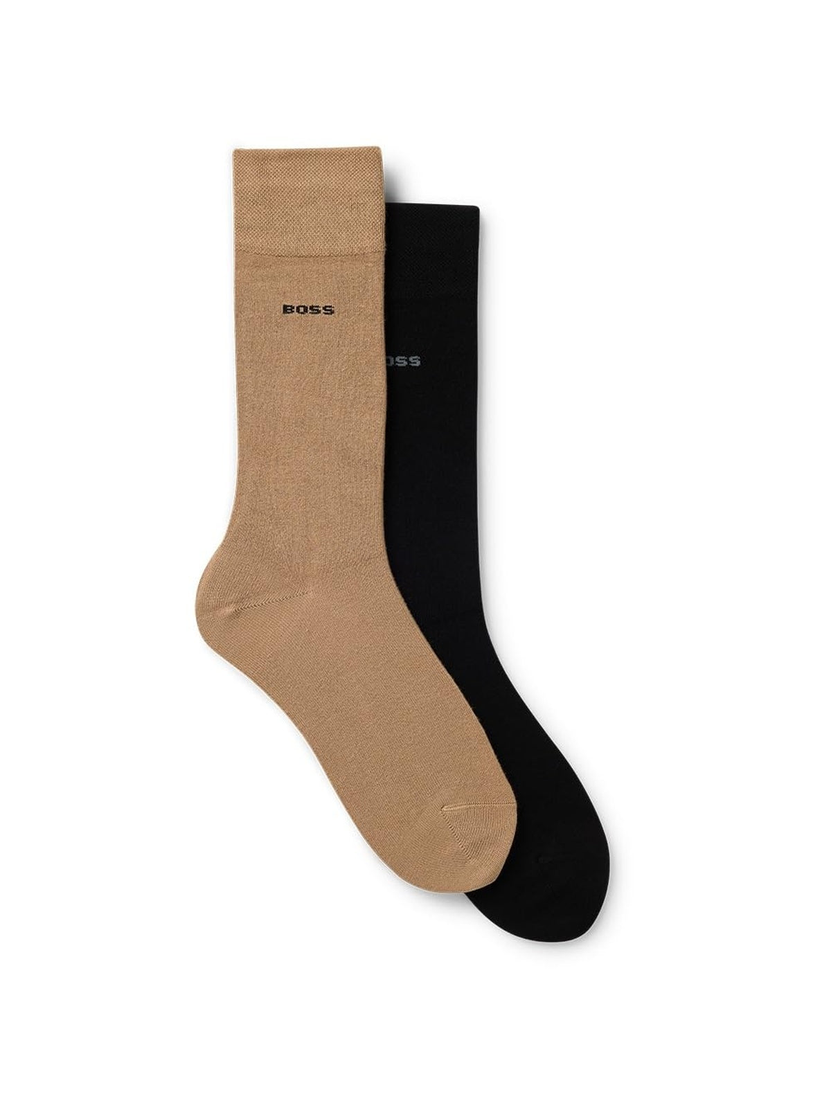 HUGO BOSS Set 2 perechi Sosete Bamboo negru