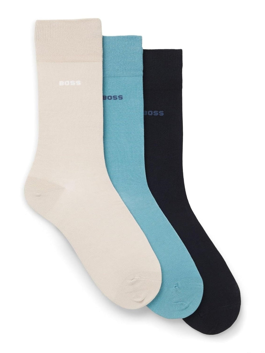 BOSS Set 3 perechi RS Uni Sosete Maro/Negru/Bej barbatesti