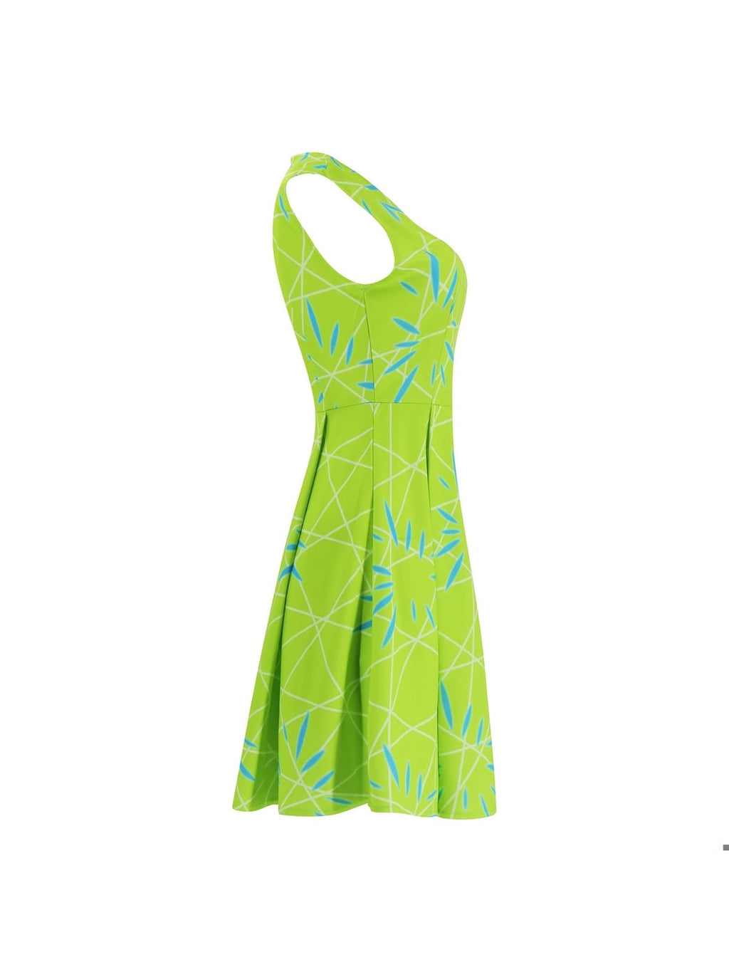 AYYOHON Joy Rochie femei verde - galben