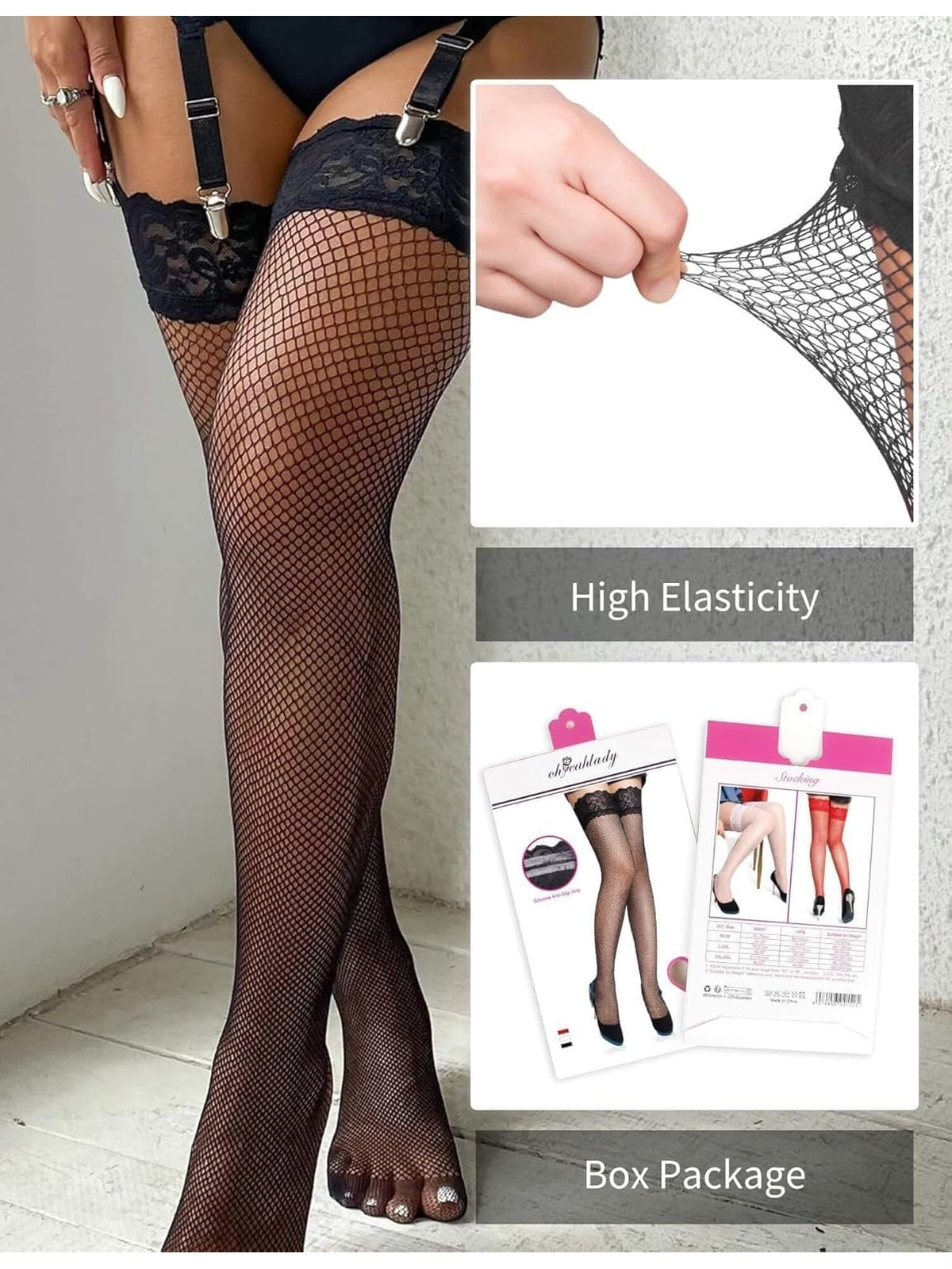 CIORAPI Stockings sexy din dantela portjartier femei